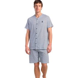 Pyjama short chemise manches courtes Society