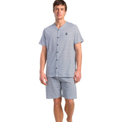 Pyjama short chemise manches courtes Society