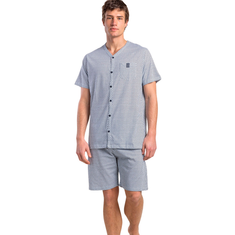 Pyjama short chemise manches courtes Society