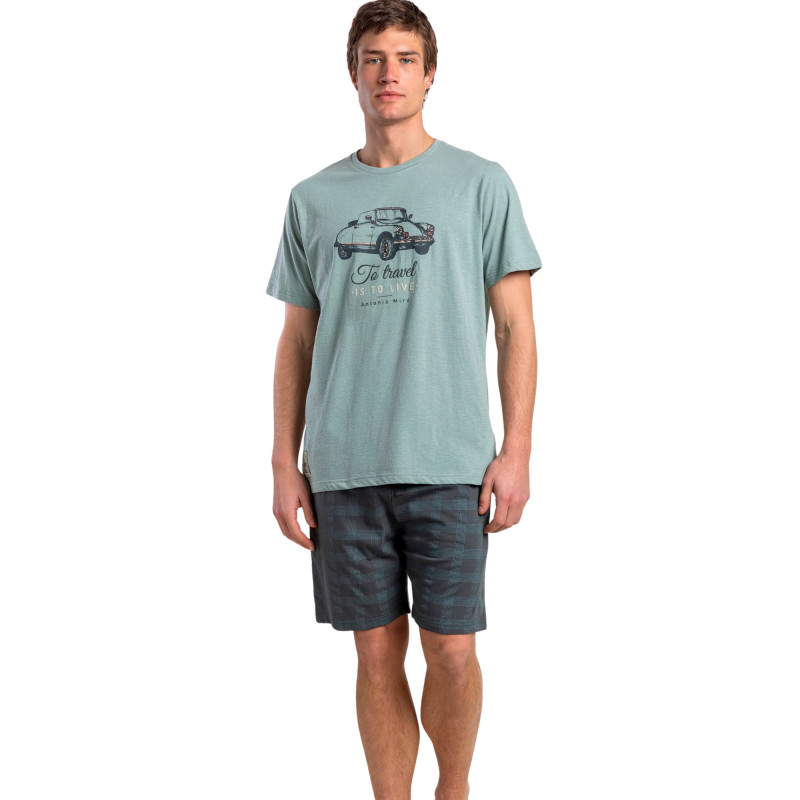 Pyjama short t-shirt Automobile Antonio Miro
