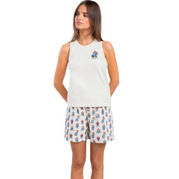 Pyjama short débardeur Watercolor Summer Paddington
