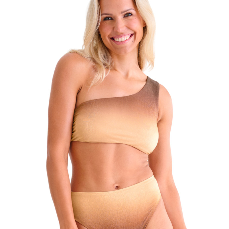 Haut maillot de bain asymétrique sans armatures CAIRO