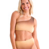 Haut maillot de bain asymétrique sans armatures CAIRO