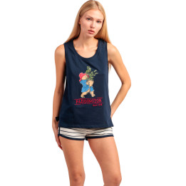 Pyjama short débardeur Navy Rayas Paddington Disney