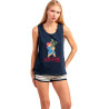 Pyjama short débardeur Navy Rayas Paddington Disney