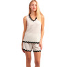 Pyjama short débardeur Luxe Waves