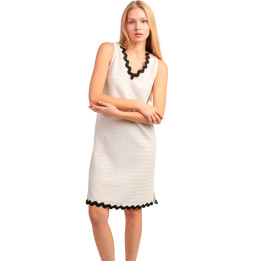 Chemise de nuit sans manches Luxe Waves