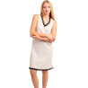 Chemise de nuit sans manches Luxe Waves