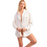 Chemise estivale manches longues Golden Palms