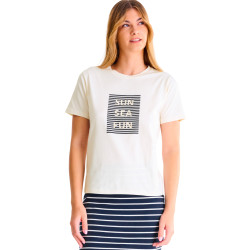 T-shirt manches courtes Sun Sea Fun SUMMERTIME