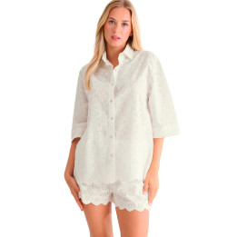 Chemise de plage manches trois quarts PANAMA
