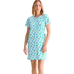 Chemise de nuit manches courtes BLOOMY