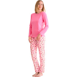 Pyjama pantalon top manches longues BLOOMY