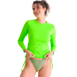 Haut maillot t-shirt de bain manches longues ARUBA