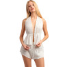 Ensemble short et top dos nu Halter Style