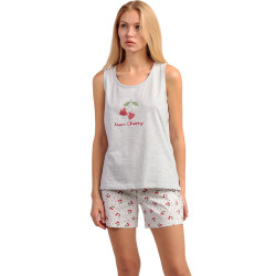 Pyjama short débardeur Cherries