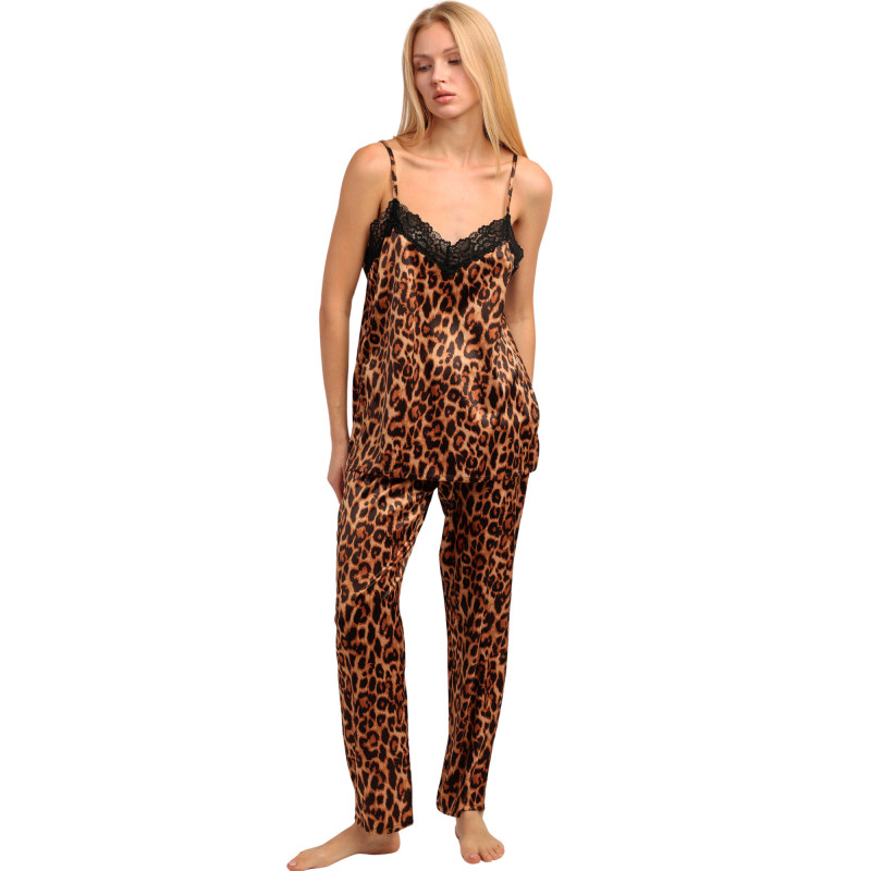 Pyjama pantalon caraco uni Skin Luxe