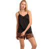 Pyjama short caraco uni Skin Luxe