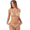 Ensemble deux pièces bikini triangle Golden Glow