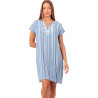 Robe estivale manches courtes Gold Sea