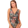 Maillot de bain une pièce préformé Ethnic Leaves