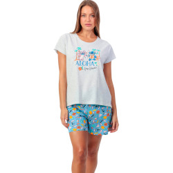 Pyjama short t-shirt Stitch Beach Disney