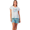 Pyjama short t-shirt Stitch Beach Disney