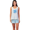 Pyjama short débardeur Fishing