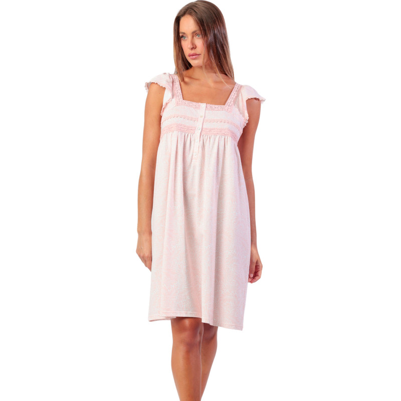 Chemise de nuit manches courtes Light Classic