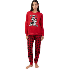 Pyjama pantalon top manches longues Mouse Holidays Disney