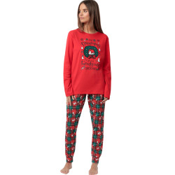 Pyjama pantalon top manches longues Reindeer Crossing Peanuts