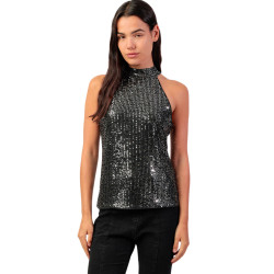 Top tour de cou Sequins