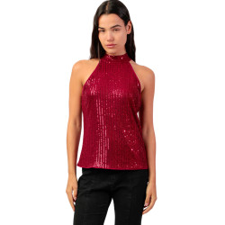 Top tour de cou Sequins