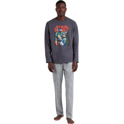 Pyjama pantalon top manches longues Boba Fett Star Wars