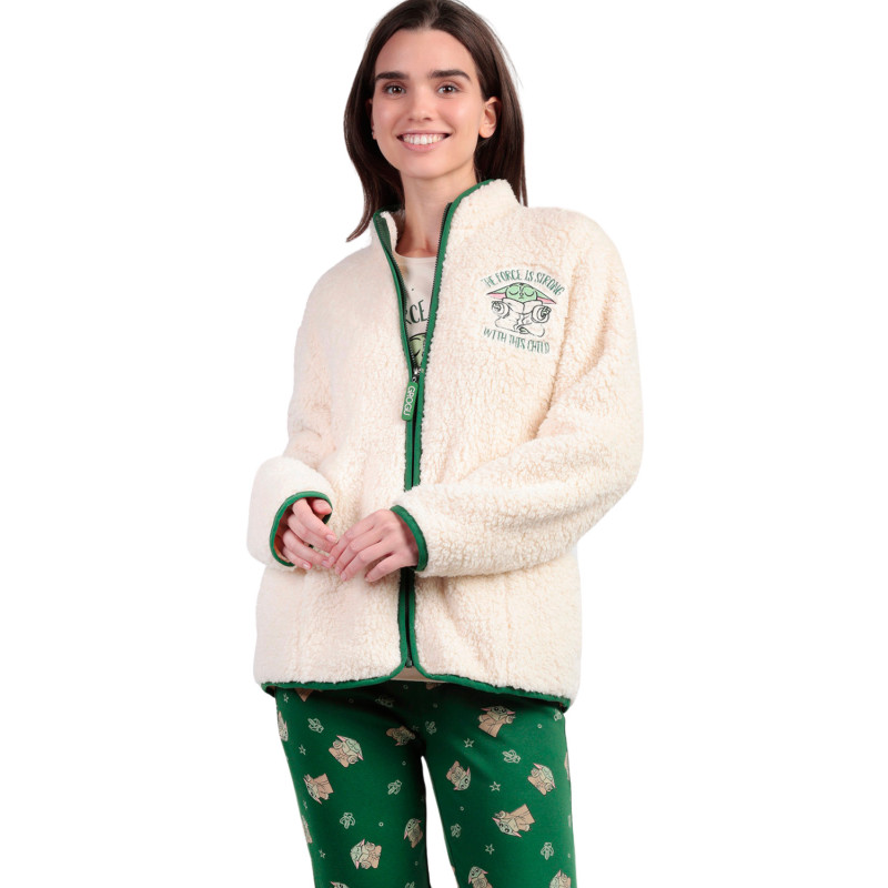 Veste d'intérieur zippée Grogu Cute Star Wars