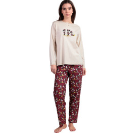 Pyjama pantalon polo manches longues Minnie Mouse Disney