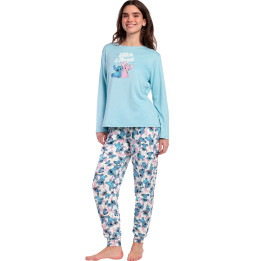 Pyjama pantalon top manches longues Stitch And Angel Disney