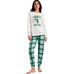 Pyjama pantalon top manches longues Ski Mouse Disney