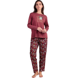 Pyjama pantalon top manches longues Minnie Mouse Disney