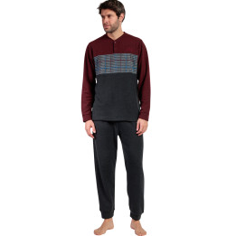 Pyjama pantalon polo manches longues Royals