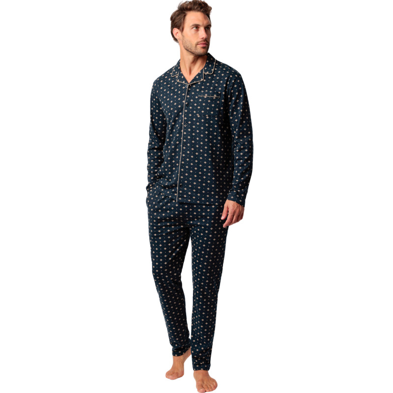 Pyjama pantalon chemise manches longues Classic Tie