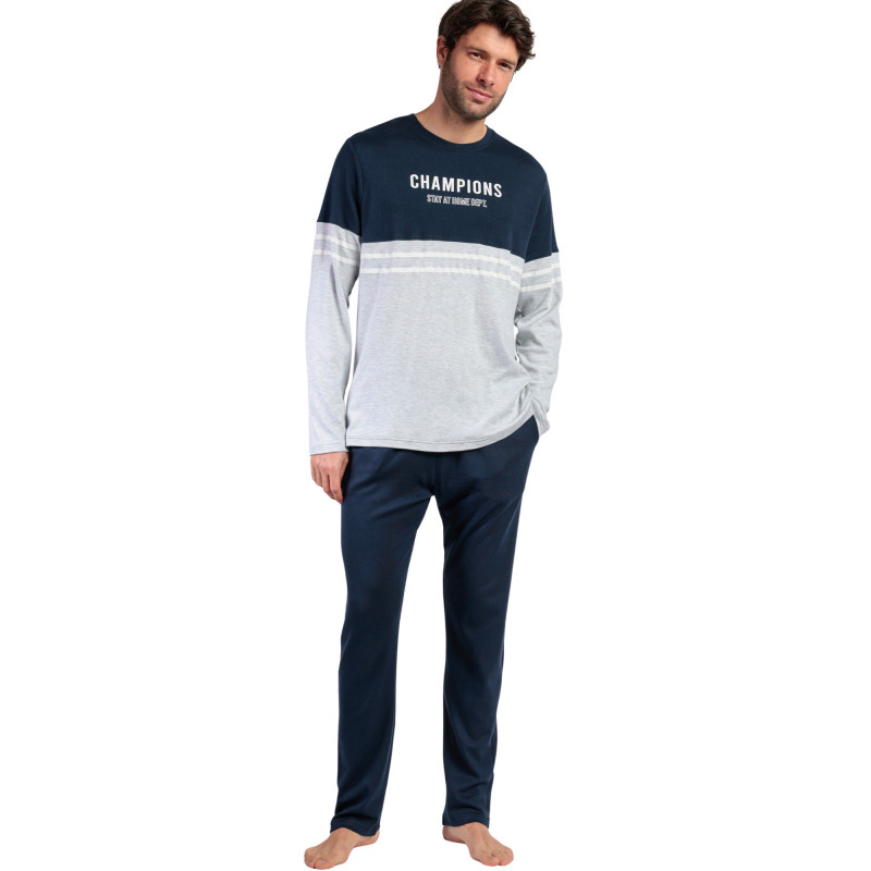 Pyjama pantalon top manches longues Champions
