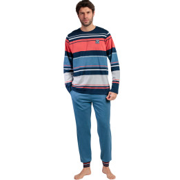 Pyjama pantalon top manches longues Rayas Burnt Lois