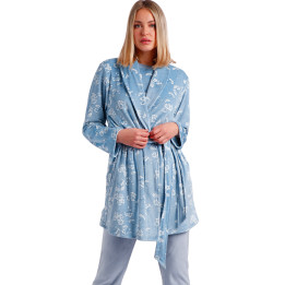 Robe de chambre White Flowers
