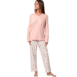 Pyjama pantalon top manches longues Dots And Flowers