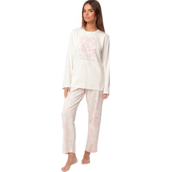 Pyjama pantalon top manches longues Toile De Jouy