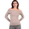 Top manches longues Bandeau Melange