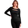 Top manches longues Agujero Rib