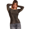 Top manches longues dos décolleté Brillos