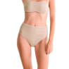 Bas maillot slip de bain échancré taille haute CALVI